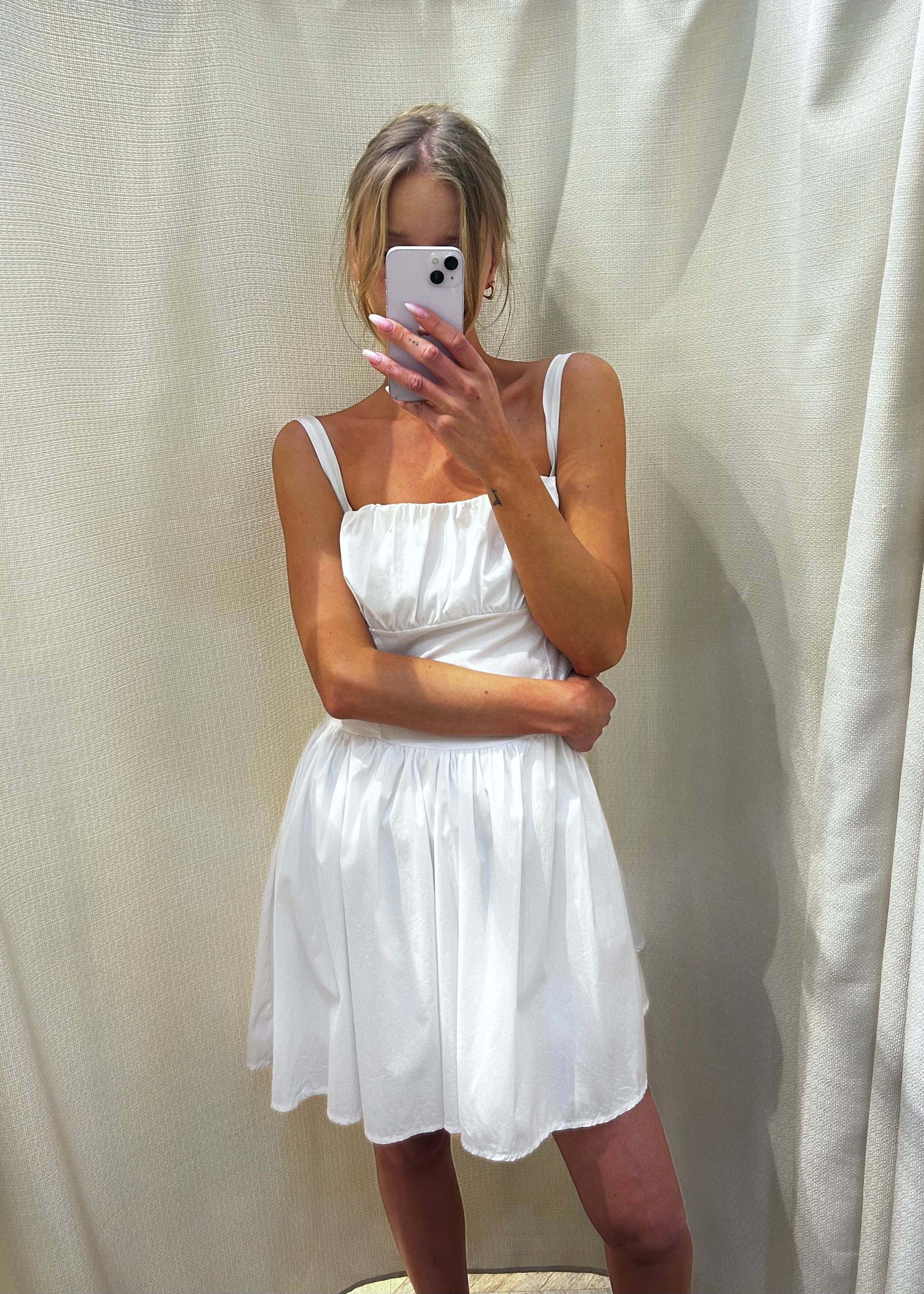 Encantador Mini Vestido Fruncido