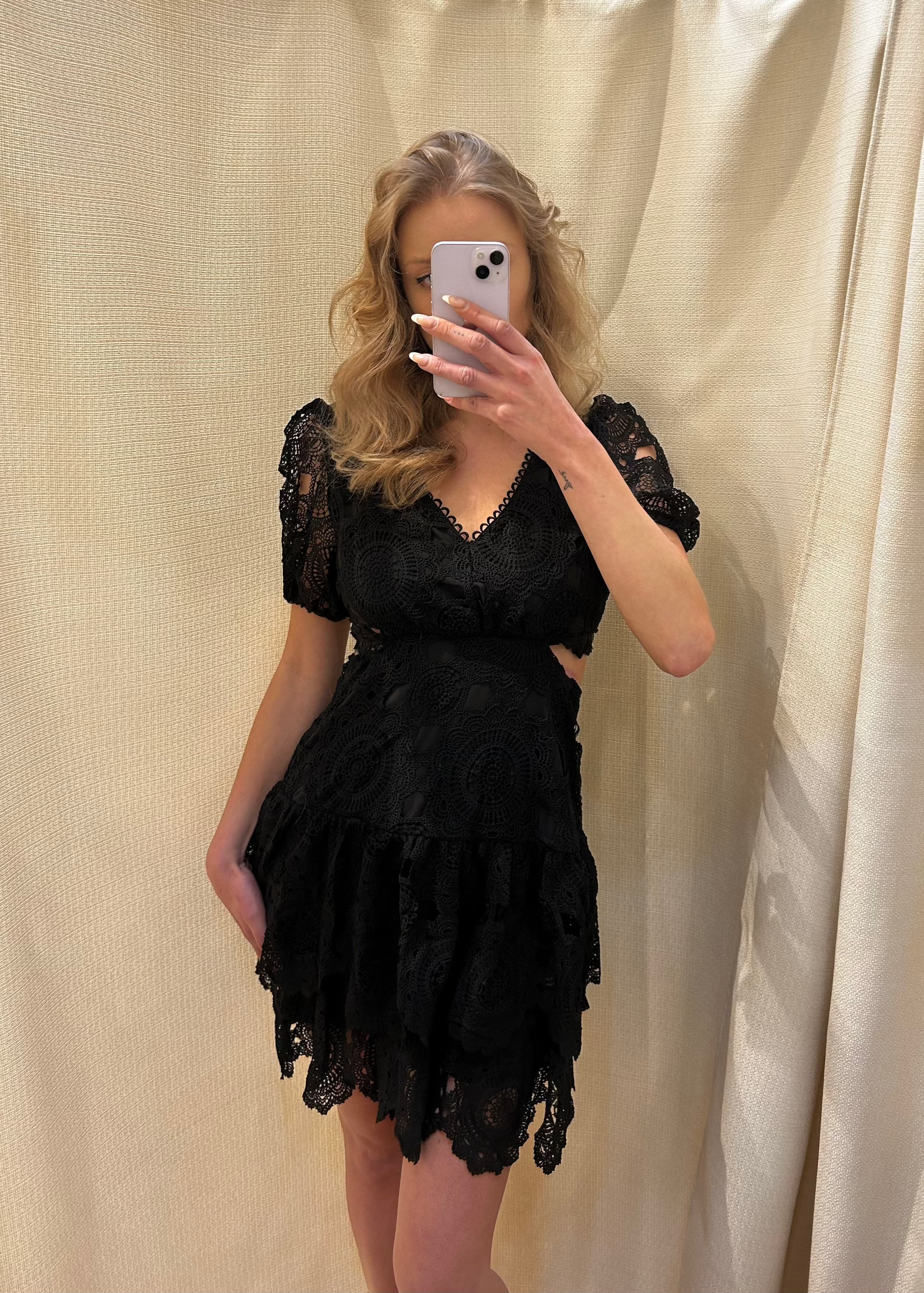 Vestido Mini de Ganchillo